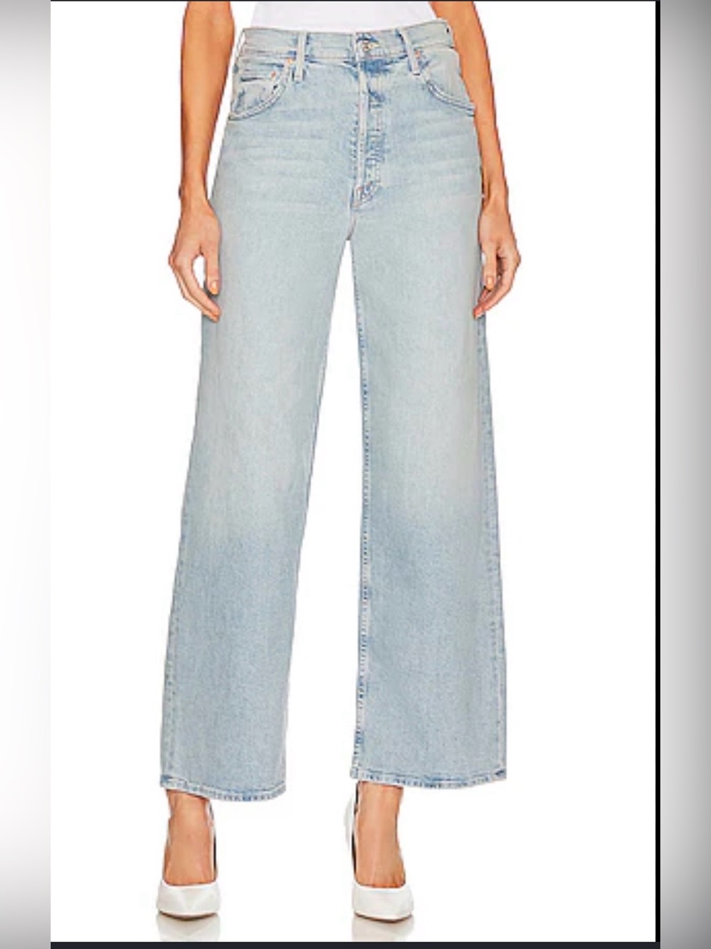MOTHER Superior High Waisted
Wide Leg Spinner Skimp jeans Pre- Party 26